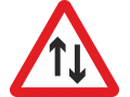 Two-way Traffic Straight Ahead